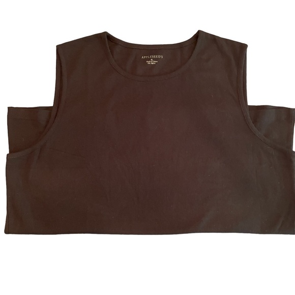Appleseed's Tops - Appleseed’s woman’s black tank top size X-large​‎